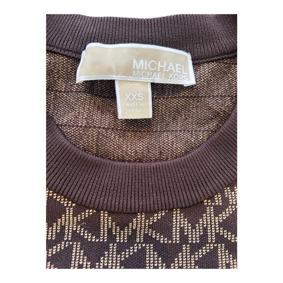 NWOT Michael Kors Body Con Shirt & Skirt Set Women's Size XXS 0 New w/o Tag - Picture 2 of 3